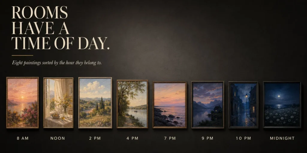 Every Painting Has Its Hour, Where These Eight Belong In A Real Home