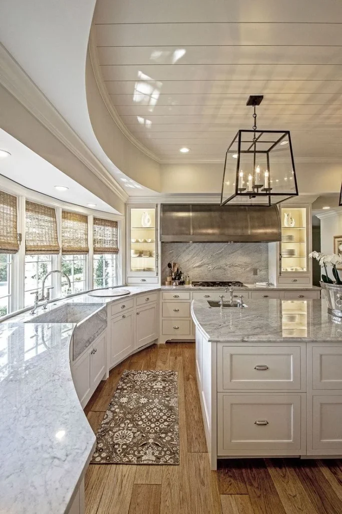 Luxury white kitchen