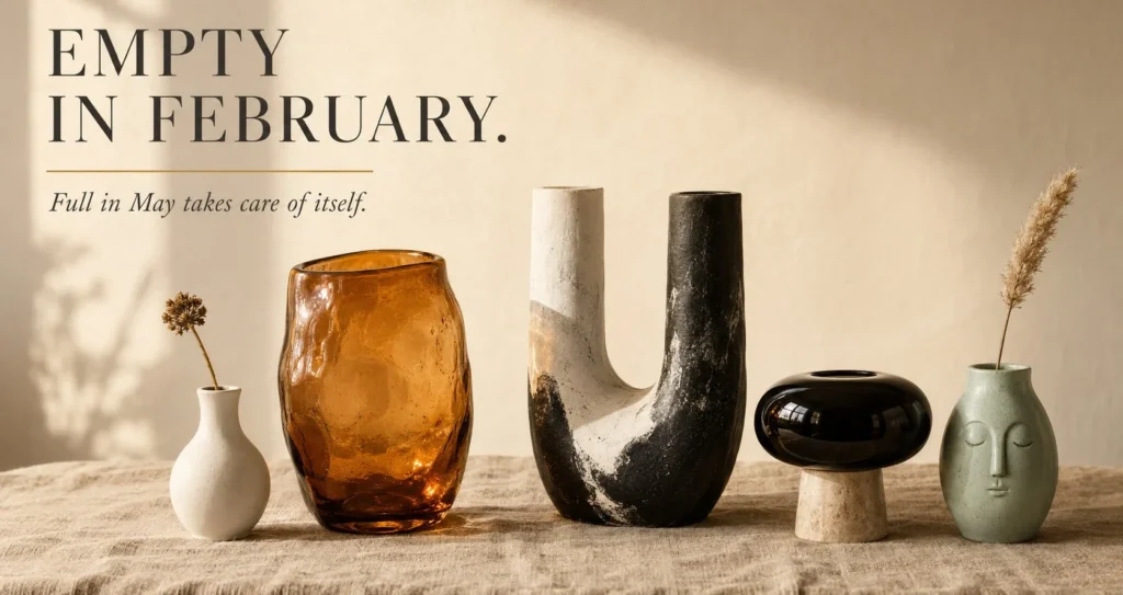 The Home Decor Vase Piece Everyone Buys Wrong: Choosing Vases That Look Right All Year