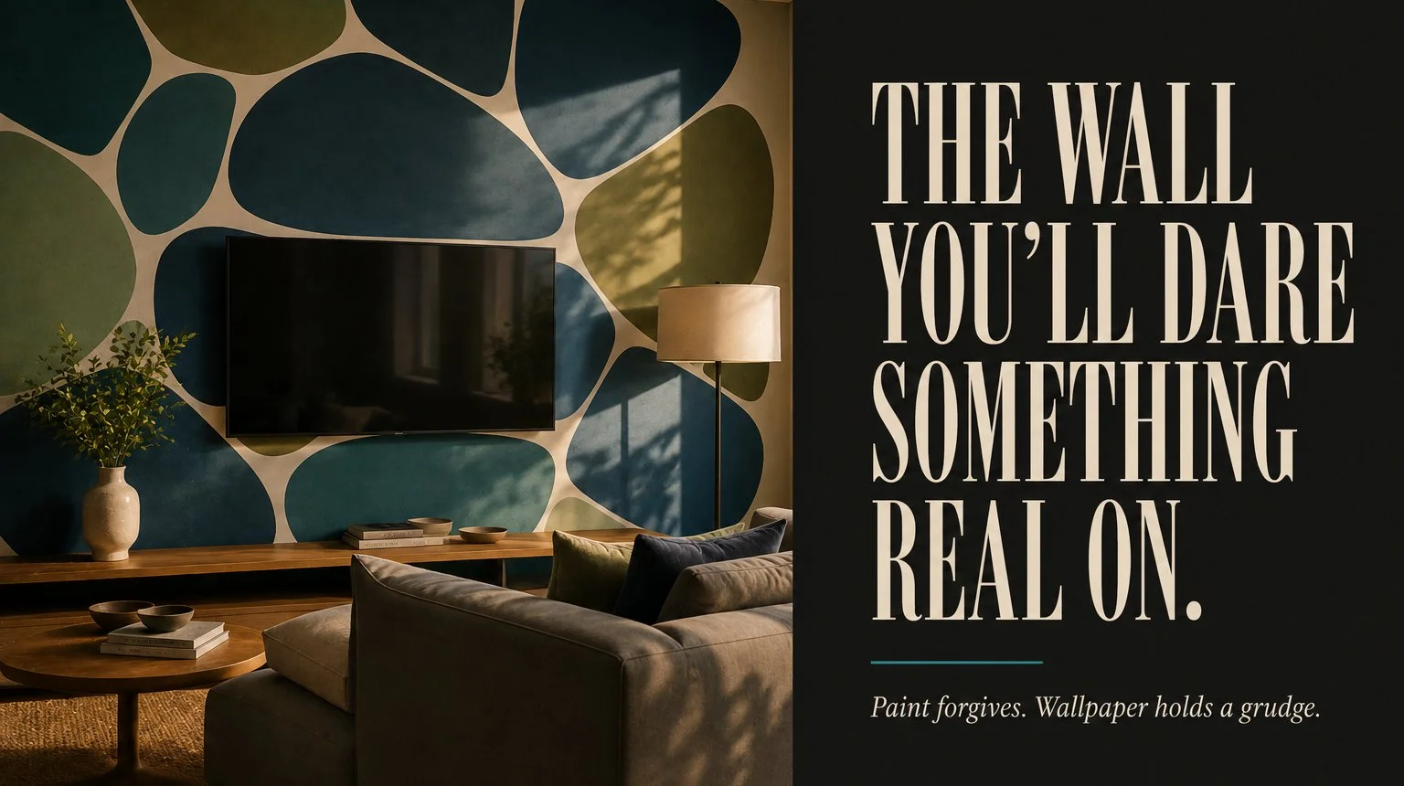 The Loudest Wallpaper Goes In The Smallest Room