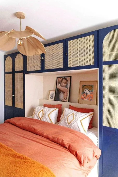 cane-blue-cabinets-bed