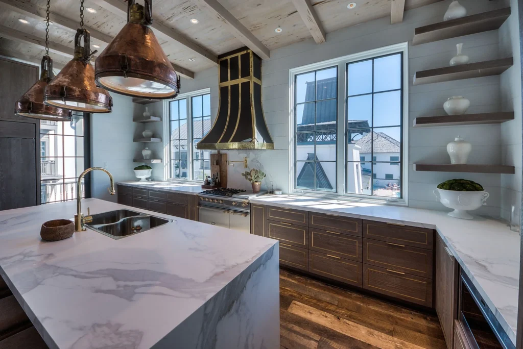 marble island kitchen