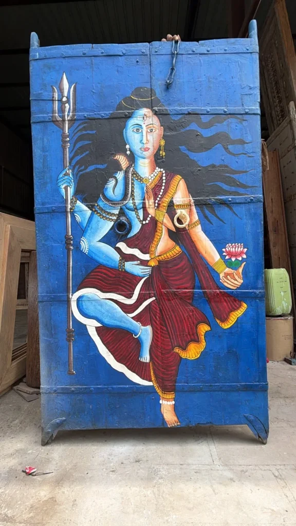 shiva-parvati-blue-door