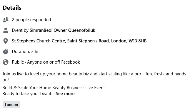 Event Detail