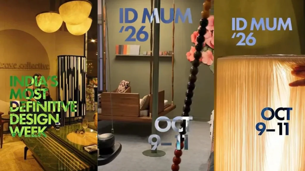 India Design ID Mumbai 2026, Jio World Garden BKC, 9 to 11 October