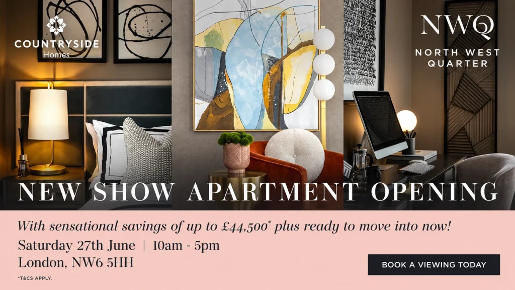 NWQ Show Home Event, Carlton Vale Kilburn, 27 June 2026
